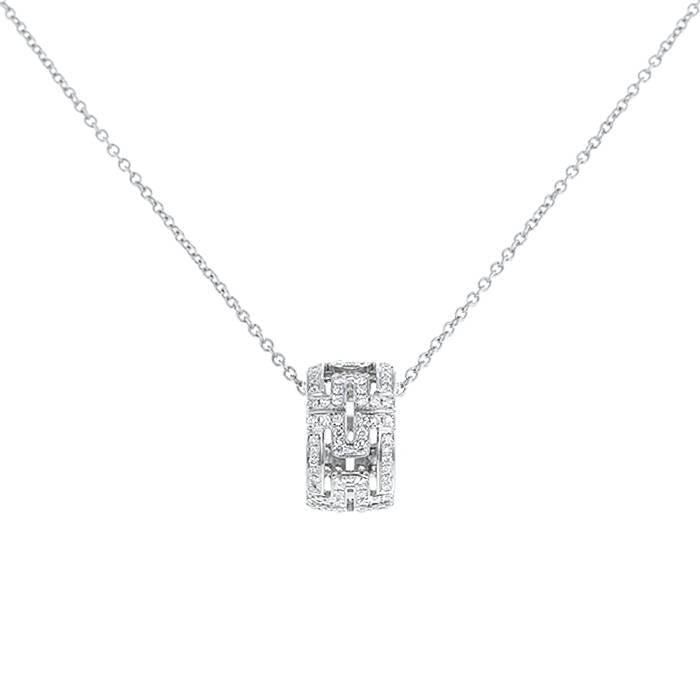 [Love Lucky] PARENTESI HALSKETTE SILBER DIAMANT