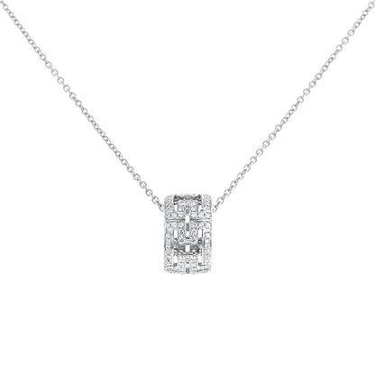 [Love Lucky] PARENTESI HALSKETTE SILBER DIAMANT