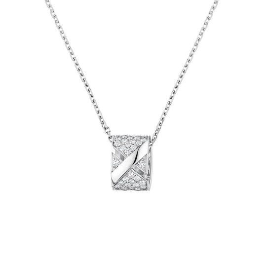 [Love Lucky] LIENS EVIDENCE DIAMANT-HALSKETTE
