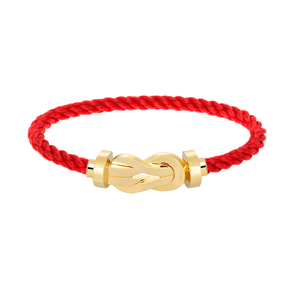 [Love Lucky]Chance Großes Armband mit 8-stelliger Schnalle ohne Diamanten, Gold