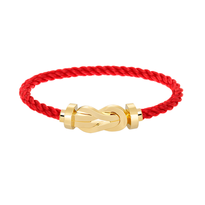 [Love Lucky]Chance Großes Armband mit 8-stelliger Schnalle ohne Diamanten, Gold