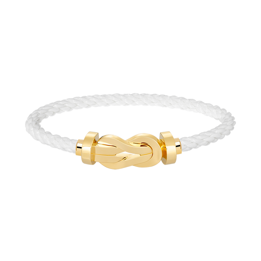 [Love Lucky]Chance Großes Armband mit 8-stelliger Schnalle ohne Diamanten, Gold