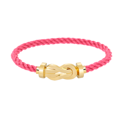 [Love Lucky]Chance Großes Armband mit 8-stelliger Schnalle ohne Diamanten, Gold