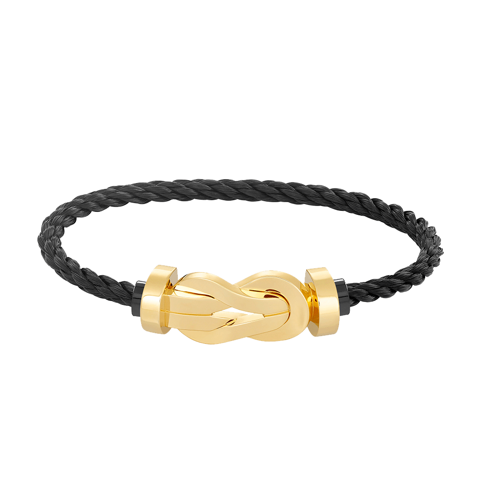 [Love Lucky]Chance Großes Armband mit 8-stelliger Schnalle ohne Diamanten, Gold