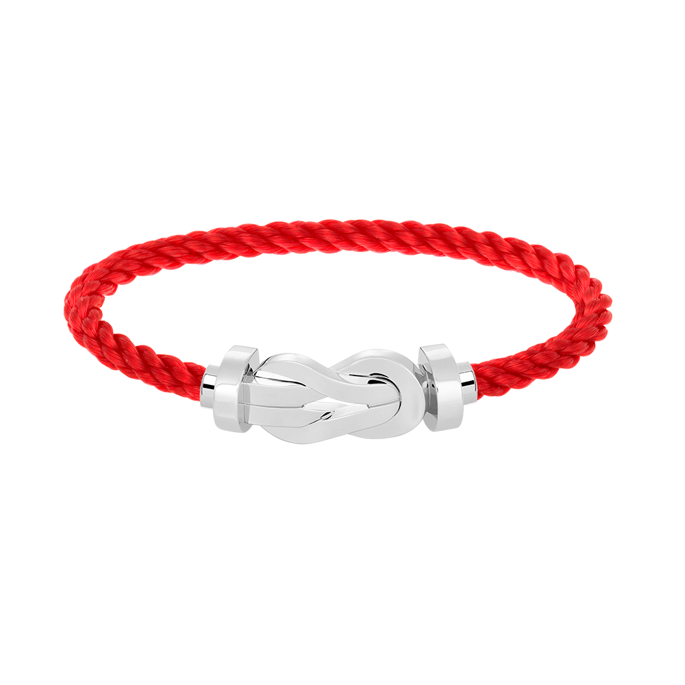[Love Lucky]Chance Großes Armband mit 8-stelliger Schnalle, ohne Diamanten, Silber