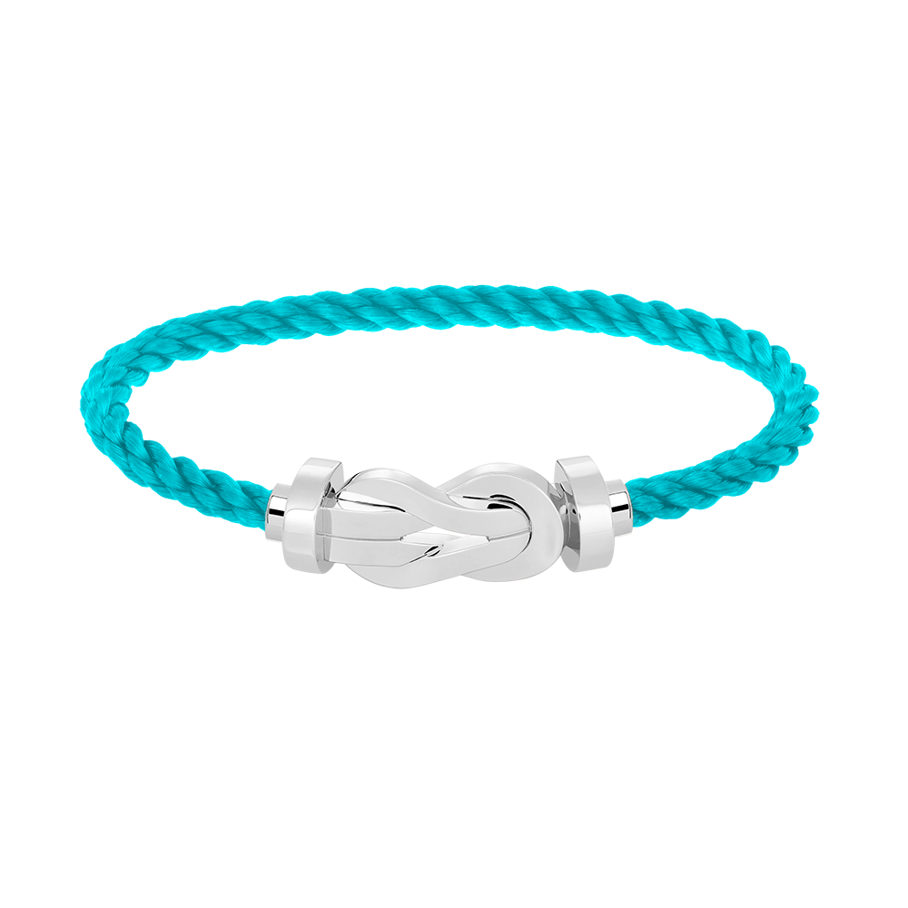 [Love Lucky]Chance Großes Armband mit 8-stelliger Schnalle, ohne Diamanten, Silber