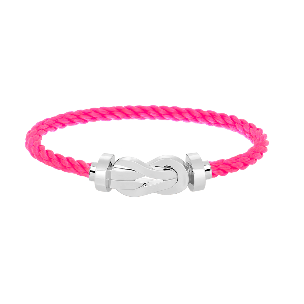 [Love Lucky]Chance Großes Armband mit 8-stelliger Schnalle, ohne Diamanten, Silber