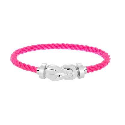 [Love Lucky]Chance Großes Armband mit 8-stelliger Schnalle, ohne Diamanten, Silber