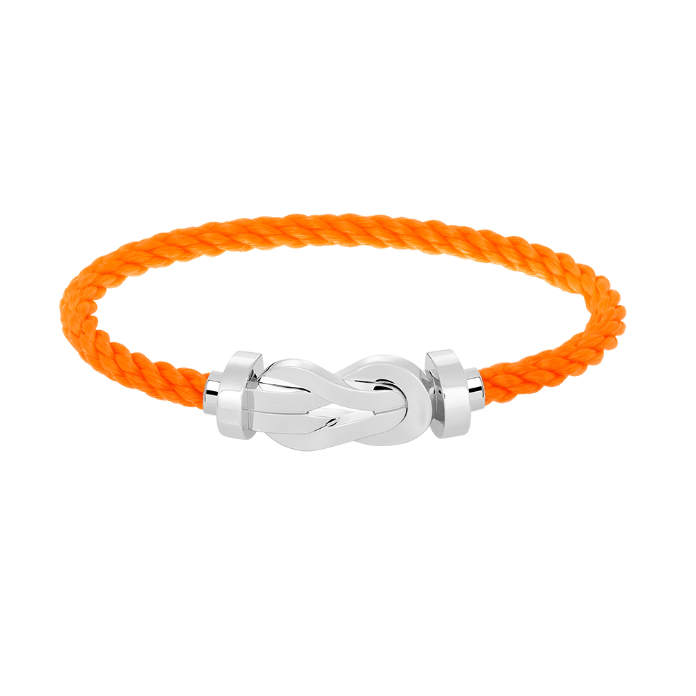 [Love Lucky]Chance Großes Armband mit 8-stelliger Schnalle, ohne Diamanten, Silber