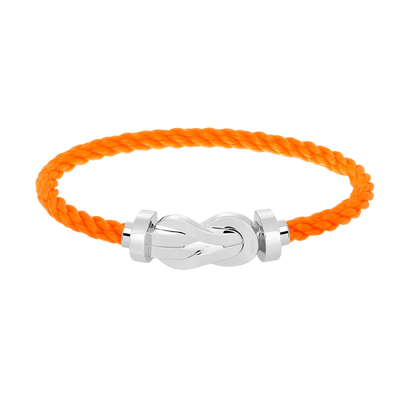 [Love Lucky]Chance Großes Armband mit 8-stelliger Schnalle, ohne Diamanten, Silber