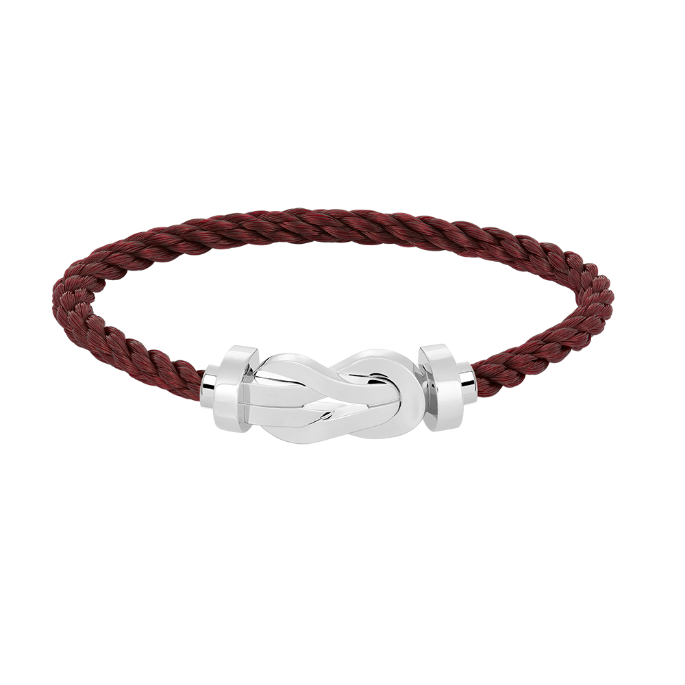 [Love Lucky]Chance Großes Armband mit 8-stelliger Schnalle, ohne Diamanten, Silber