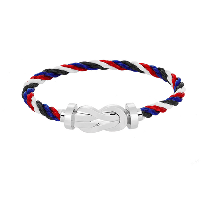 [Love Lucky]Chance Großes Armband mit 8-stelliger Schnalle, ohne Diamanten, Silber