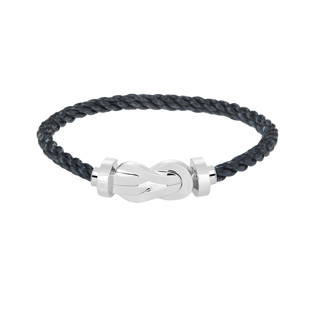 [Love Lucky]Chance Großes Armband mit 8-stelliger Schnalle, ohne Diamanten, Silber
