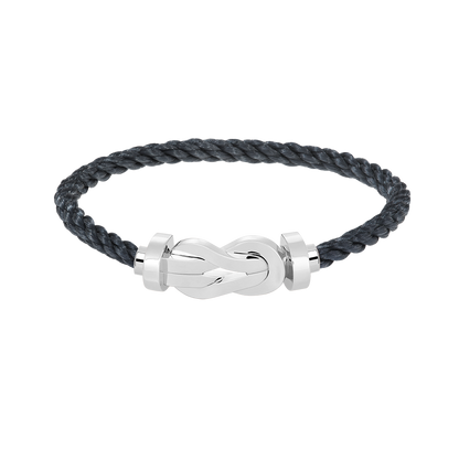 [Love Lucky]Chance Großes Armband mit 8-stelliger Schnalle, ohne Diamanten, Silber
