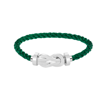 [Love Lucky]Chance Großes Armband mit 8-stelliger Schnalle, ohne Diamanten, Silber