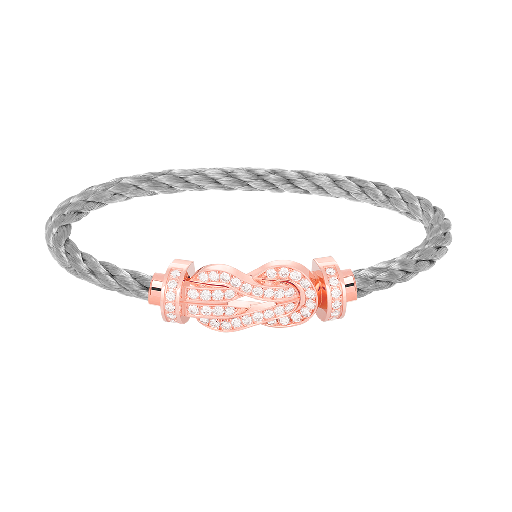 [Love Lucky]Chance großes Armband mit 8-stelliger Schnalle und Diamanten in Roségold