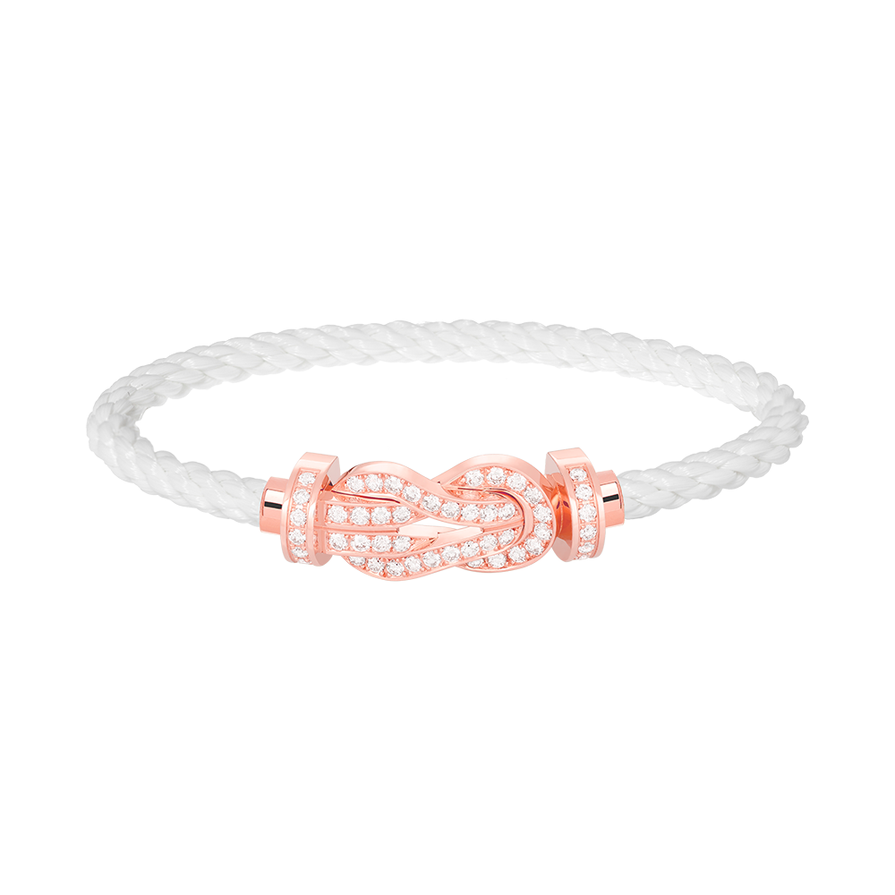 [Love Lucky]Chance großes Armband mit 8-stelliger Schnalle und Diamanten in Roségold