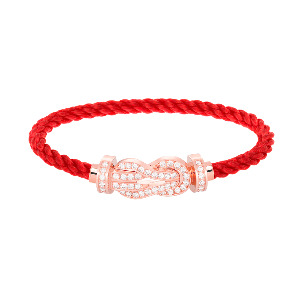 [Love Lucky]Chance großes Armband mit 8-stelliger Schnalle und Diamanten in Roségold