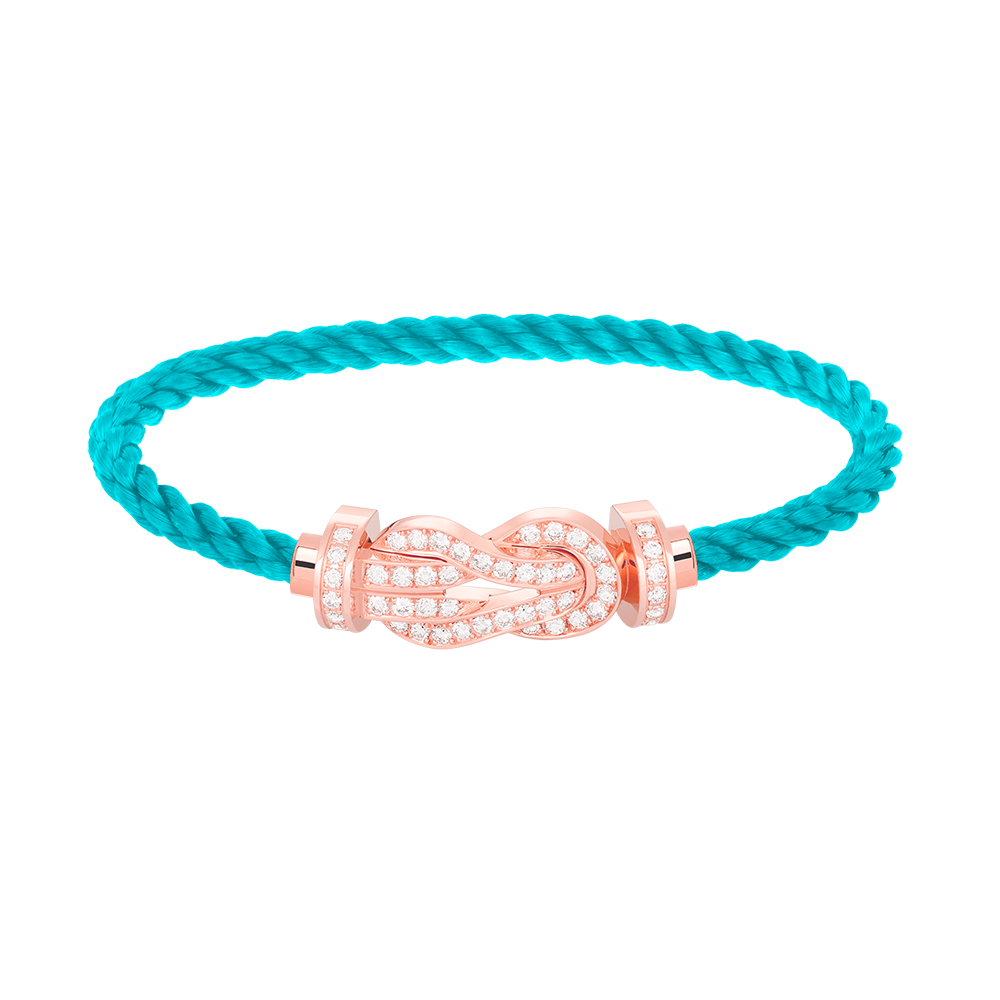 [Love Lucky]Chance großes Armband mit 8-stelliger Schnalle und Diamanten in Roségold