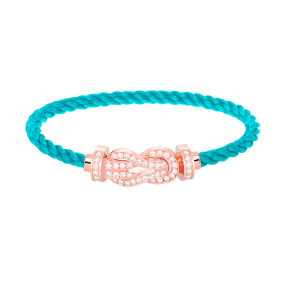 [Love Lucky]Chance großes Armband mit 8-stelliger Schnalle und Diamanten in Roségold