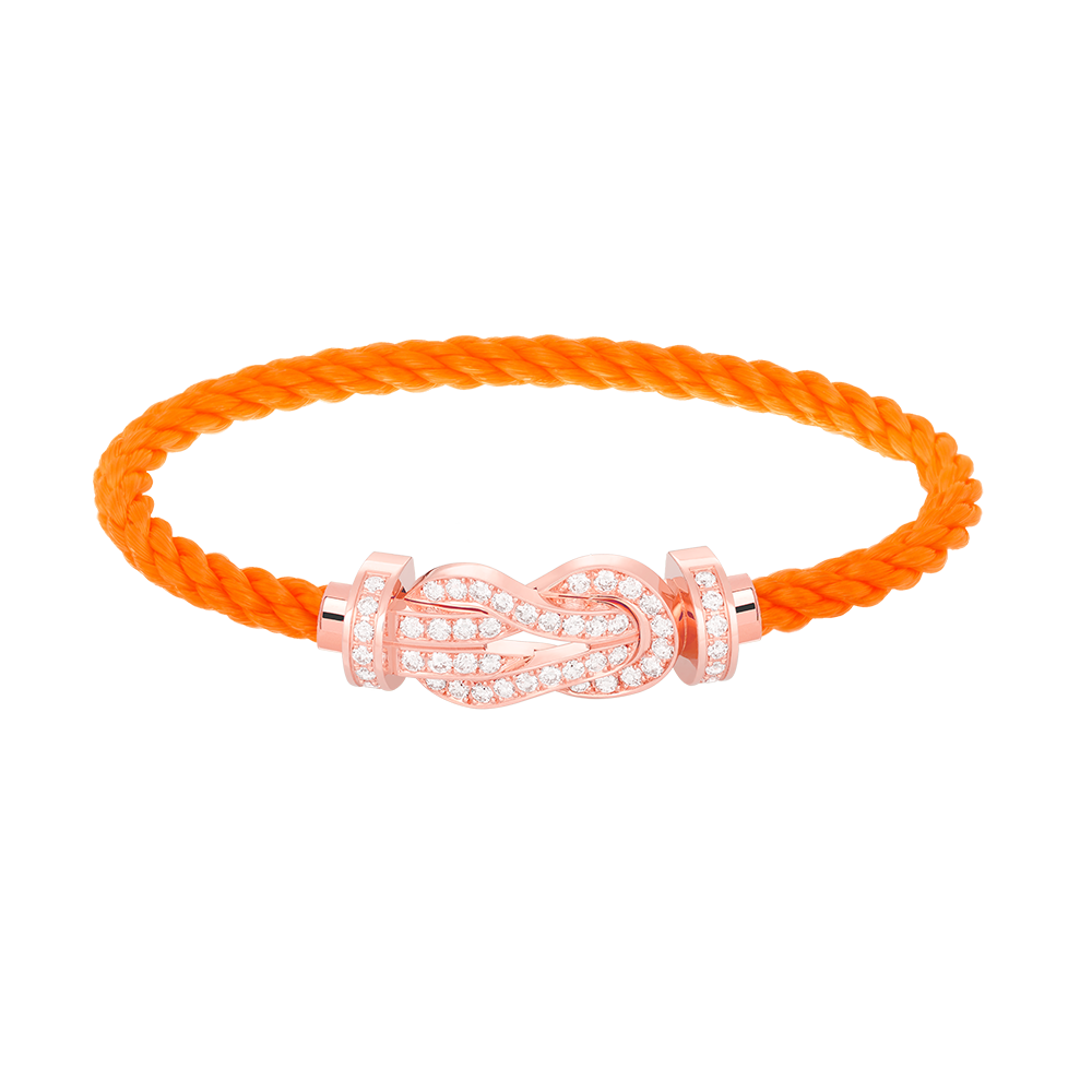 [Love Lucky]Chance großes Armband mit 8-stelliger Schnalle und Diamanten in Roségold