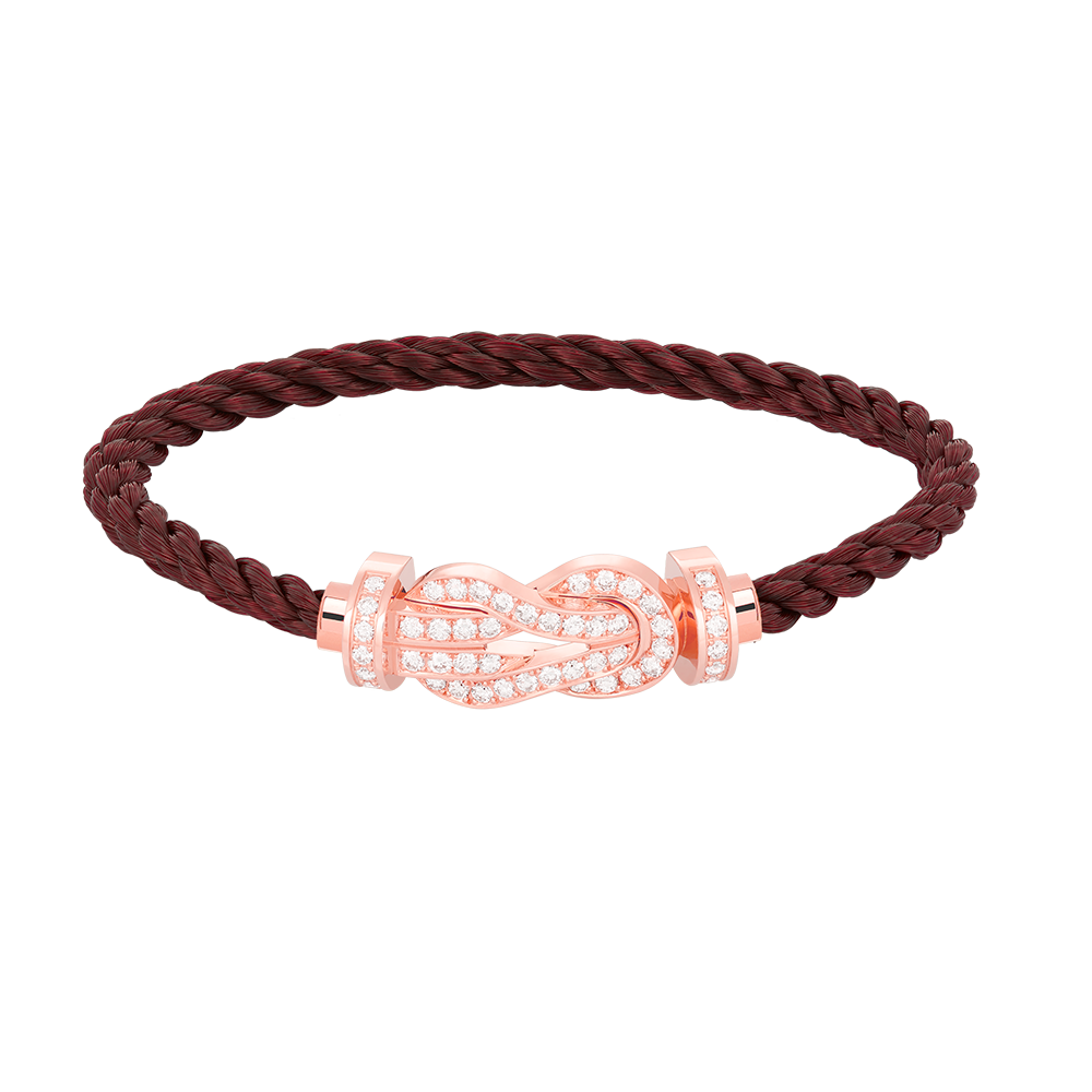 [Love Lucky]Chance großes Armband mit 8-stelliger Schnalle und Diamanten in Roségold