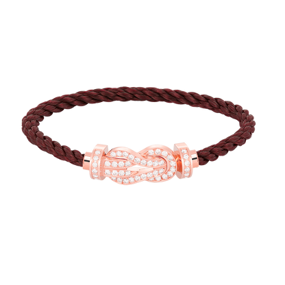 [Love Lucky]Chance großes Armband mit 8-stelliger Schnalle und Diamanten in Roségold