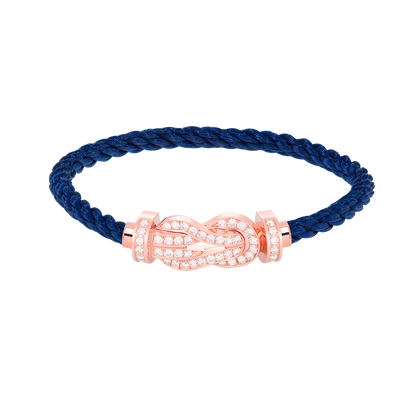 [Love Lucky]Chance großes Armband mit 8-stelliger Schnalle und Diamanten in Roségold