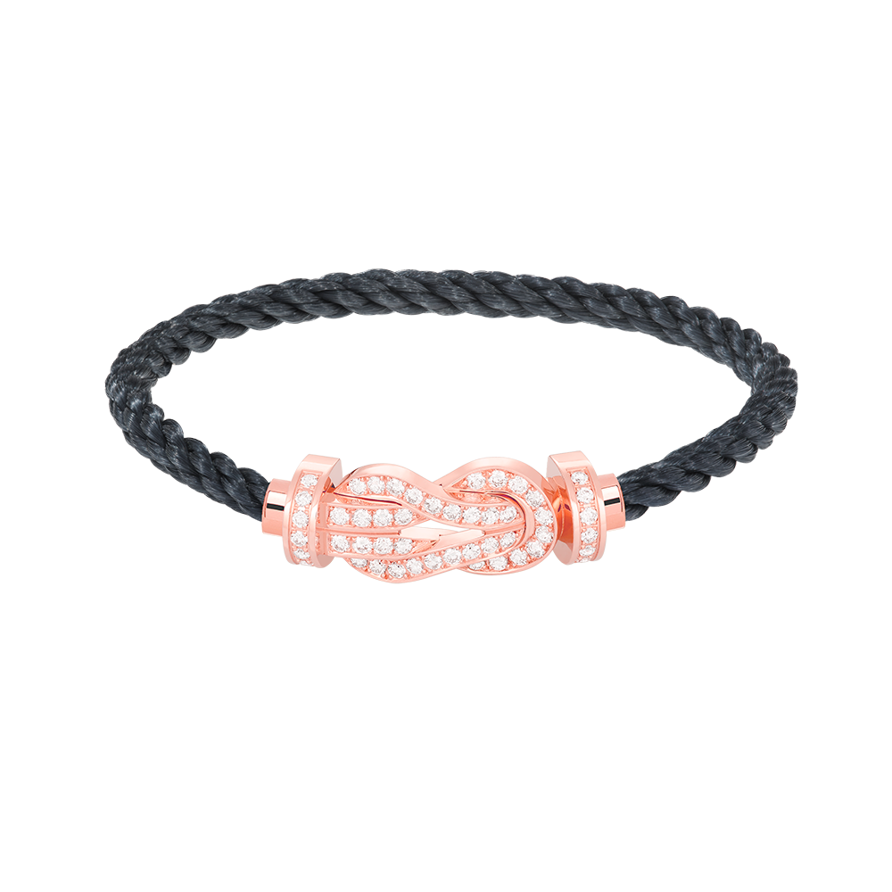 [Love Lucky]Chance großes Armband mit 8-stelliger Schnalle und Diamanten in Roségold