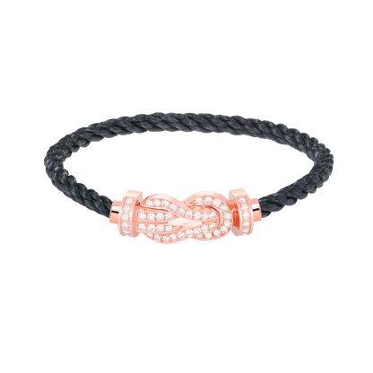 [Love Lucky]Chance großes Armband mit 8-stelliger Schnalle und Diamanten in Roségold