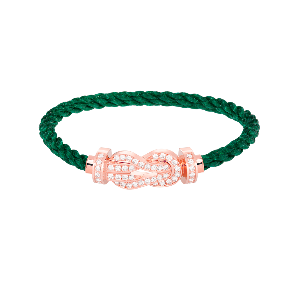 [Love Lucky]Chance großes Armband mit 8-stelliger Schnalle und Diamanten in Roségold