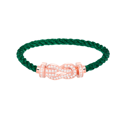 [Love Lucky]Chance großes Armband mit 8-stelliger Schnalle und Diamanten in Roségold