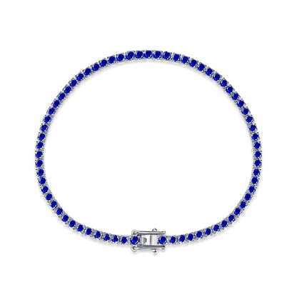 Dazzling Colorful Round Cut Daily Bracelet