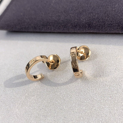 [Love Lucky] LIEBESOHRRINGE 2,65 MM ROSA GOLD 