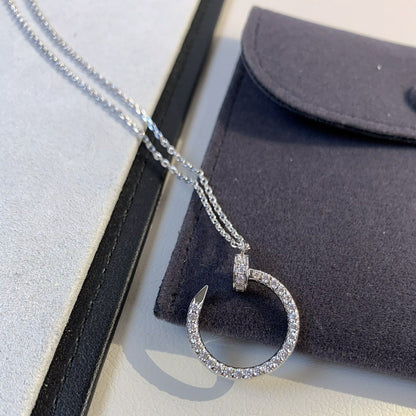 [Love Lucky]JUSTE Halskette Silber Diamanten 