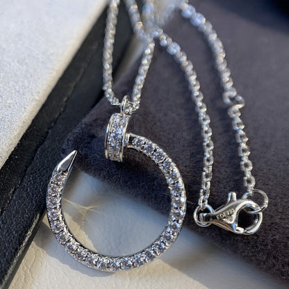 [Love Lucky]JUSTE Halskette Silber Diamanten 