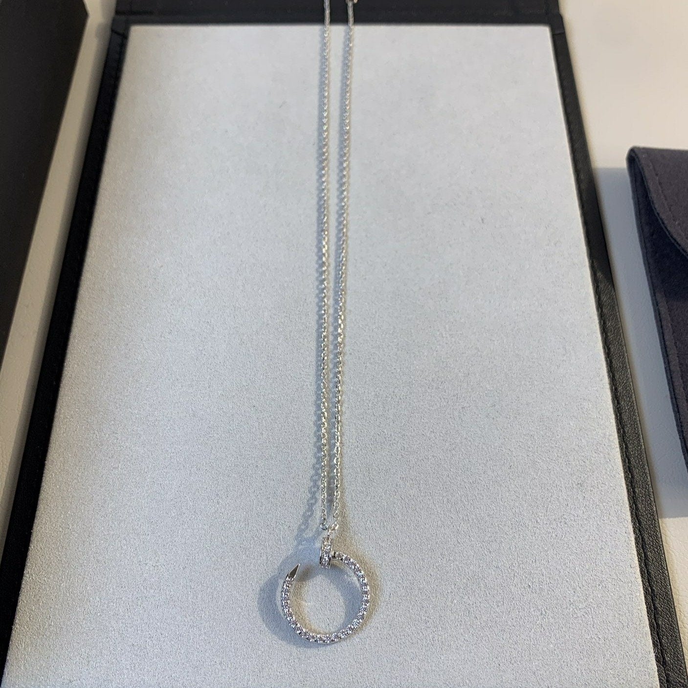 [Love Lucky]JUSTE Halskette Silber Diamanten 