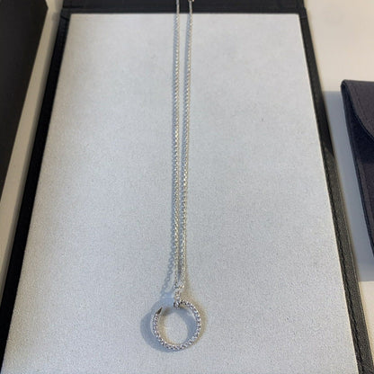 [Love Lucky]JUSTE Halskette Silber Diamanten 