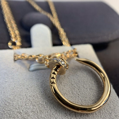 [Love Lucky]JUSTE HALSKETTE ROTGOLD DIAMANTEN 