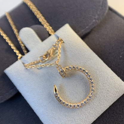 [Love Lucky]JUSTE HALSKETTE ROTGOLD DIAMANTEN 
