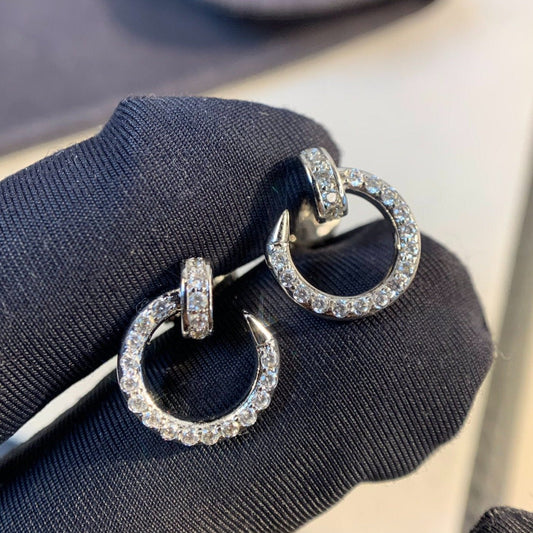 [Love Lucky]JUSTE OHRRINGE SILBER DIAMANTEN 