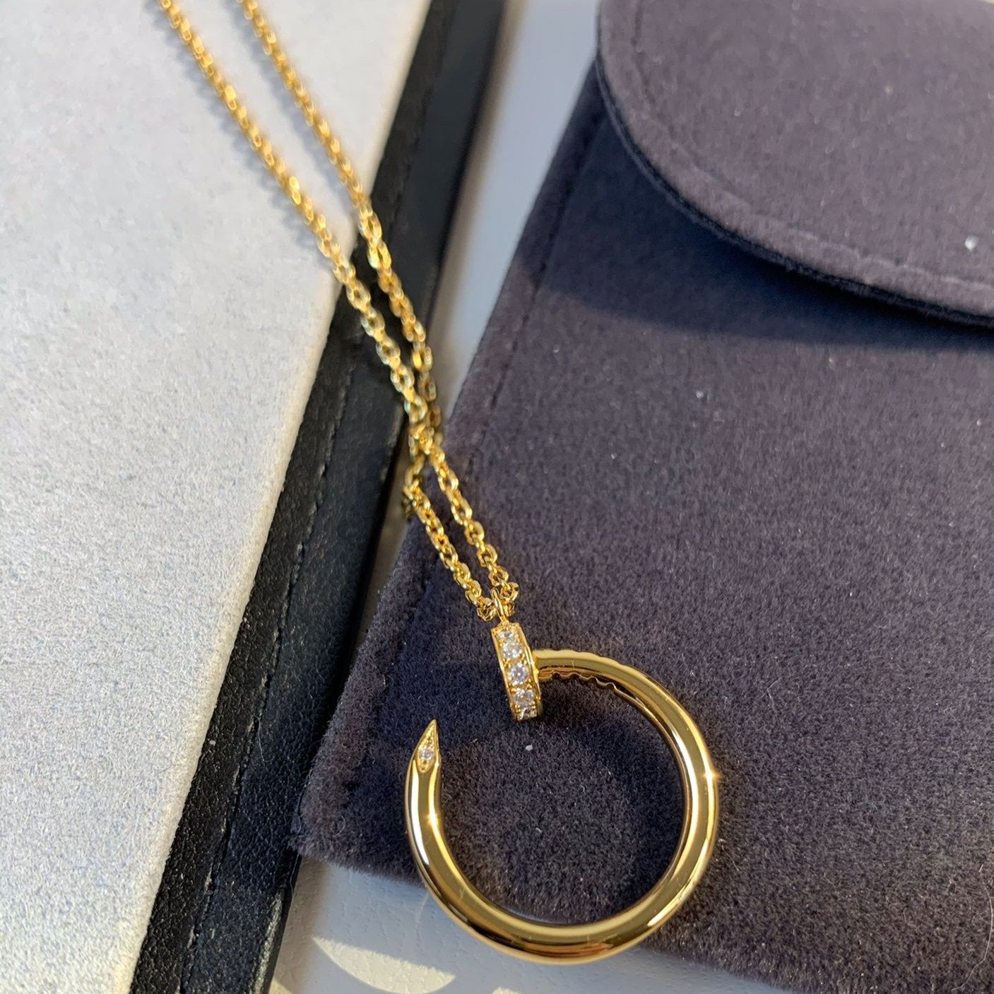 [Love Lucky]JUSTE HALSKETTE GOLD 
