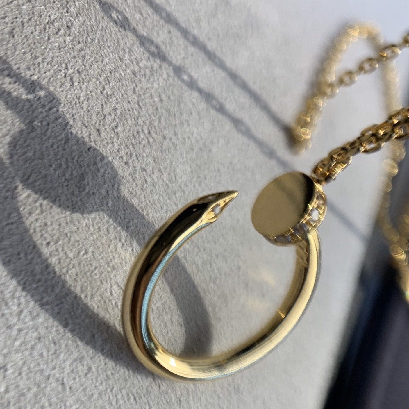 [Love Lucky]JUSTE HALSKETTE GOLD 