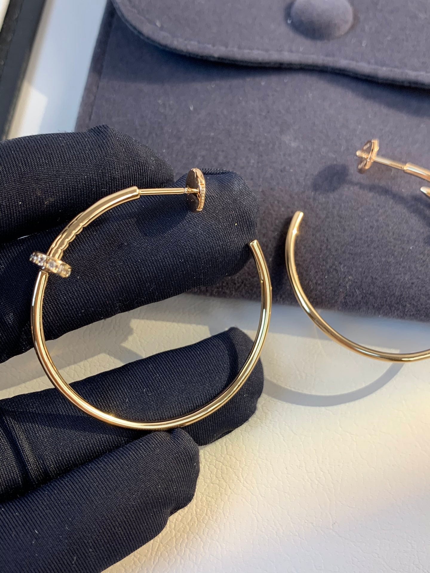 [ラブラッキー]ジャステイヤリング ゴールド ダイヤモンド 1.8MM 