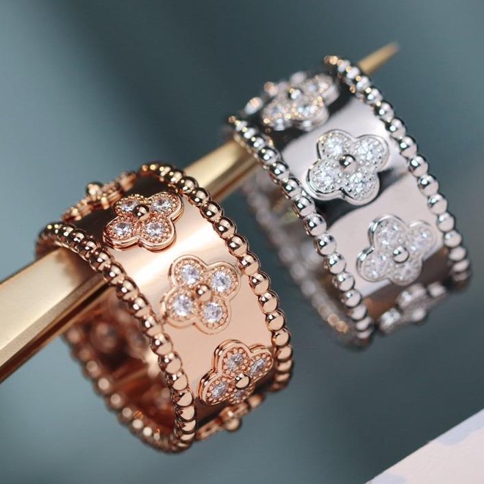 [Love Lucky]CLOVER KALEIDOSCOPE RING 10MM