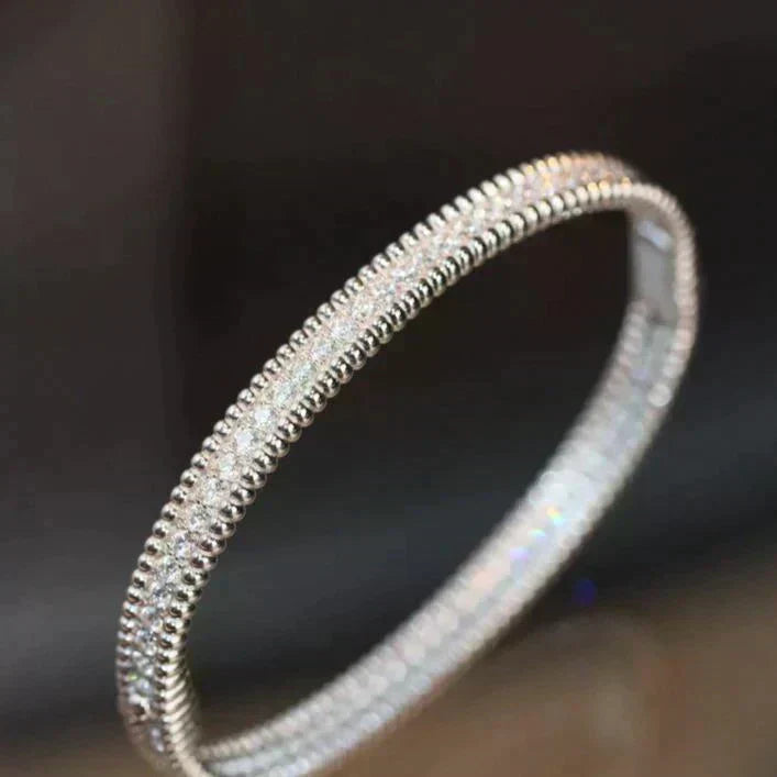 [Love Lucky]PERLEE DIAMANTEN ARMBAND 1 REIHE 