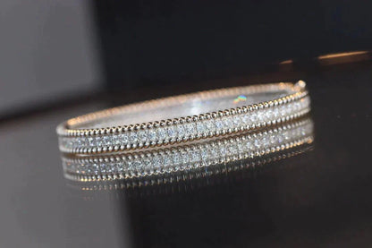 [Love Lucky]PERLEE DIAMANTEN ARMBAND 1 REIHE 