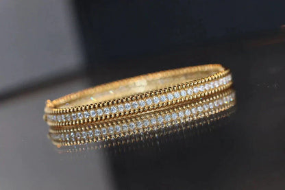 [Love Lucky]PERLEE DIAMANTEN ARMBAND 1 REIHE 