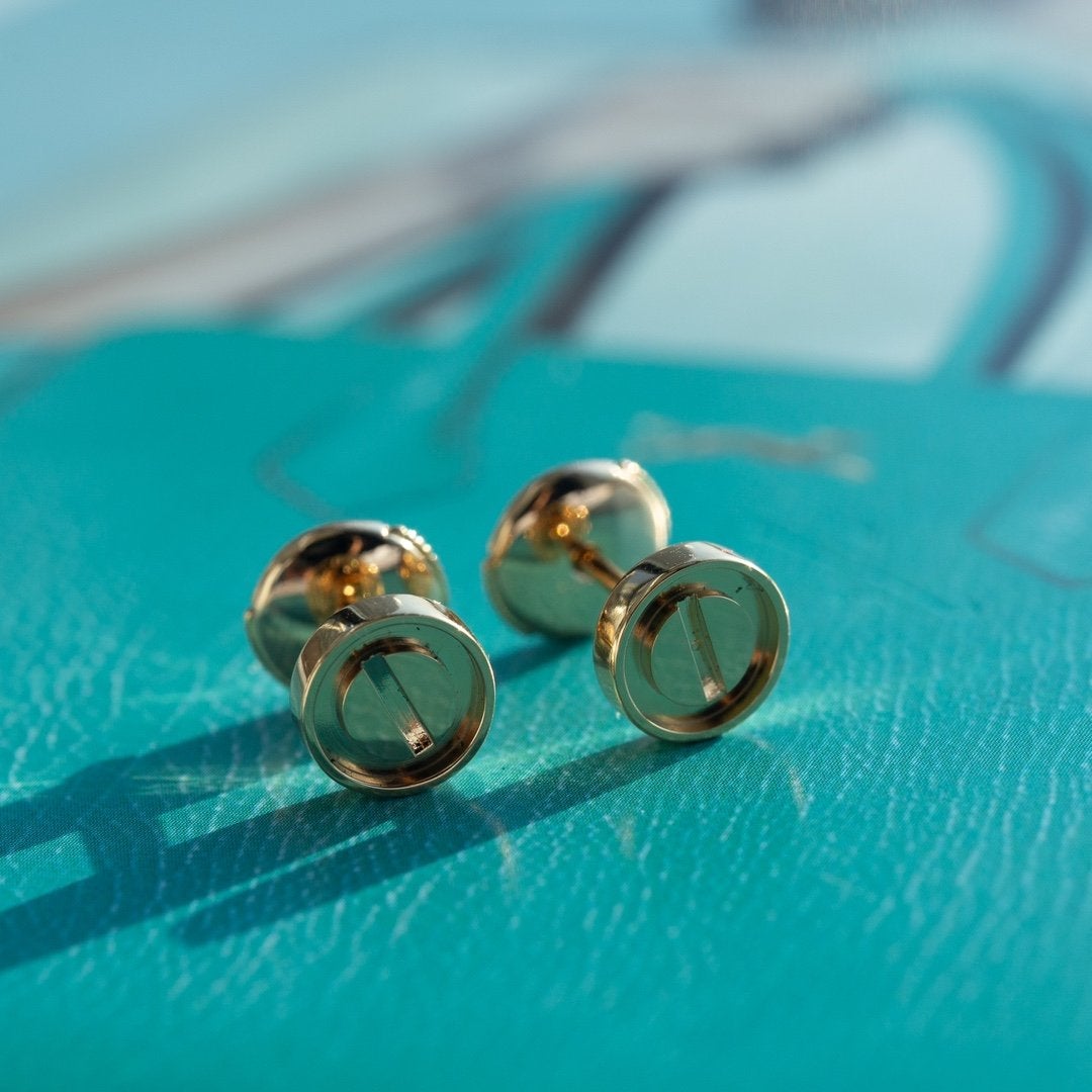[Love Lucky] LIEBESOHRRINGE ROSA GOLD 10MM