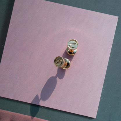 [Love Lucky] LIEBESOHRRINGE ROSA GOLD 10MM